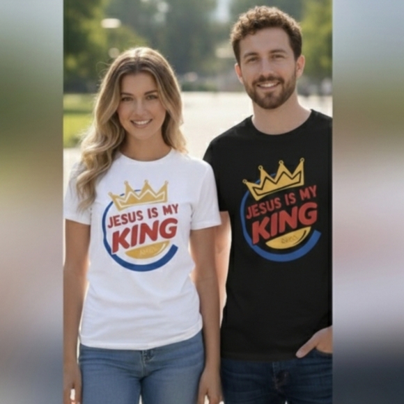 Graphic T-Shirt JESUS IS MY KING Unisex - Picture 5 of 6